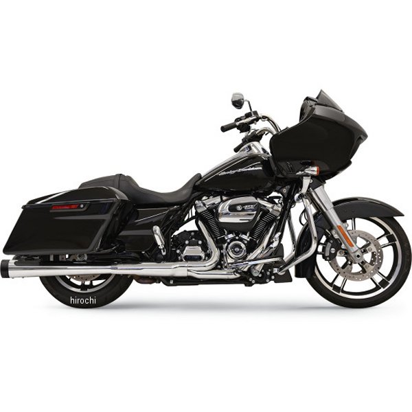 【USA在庫あり】 バッサニ Bassani 4インチ スリップオンマフラー DNT メガホン 17年以降 クローム/クローム 1801-1087 JP店