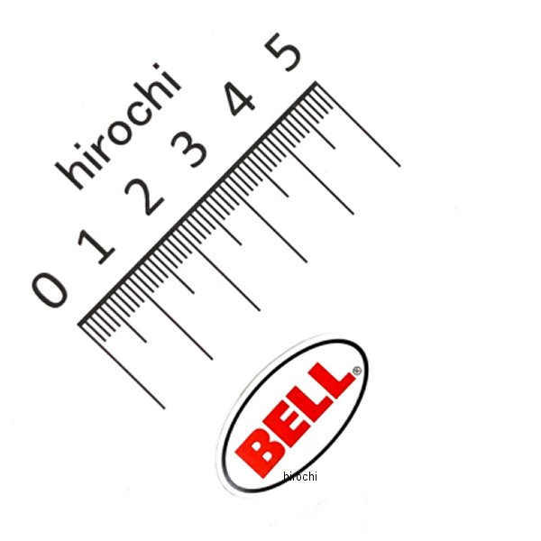 【即納】 ベル BELL ロゴステッカー オーバル 30mm 2036801-1 JP店