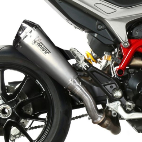 Mivv スリップオンマフラー 触媒なし RACE 16年-18年 ドゥカティ ハイパーモタード939 DELTA ステンレス D.043.LDRX JP店