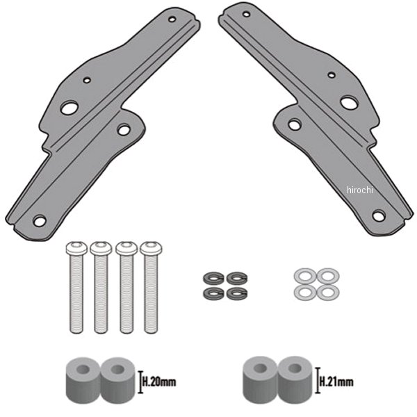 ジビ GIVI SR6415 スペシャルリアラック 20年-21年 タイガー900 18888 JP店