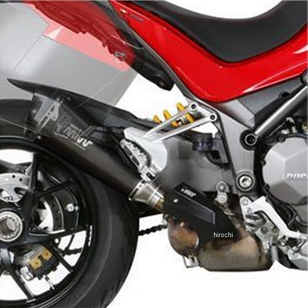ミヴ Mivv スリップオンマフラー DELTA 15年-17年 ドゥカティ ムルティストラーダ1200 ブラックステンレス D.033.SDRB JP店