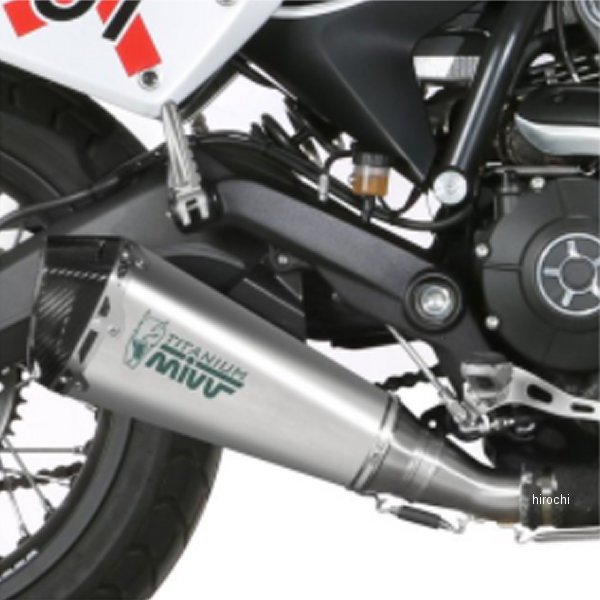 ミヴ Mivv スリップオンマフラー触媒あり DELTA 15年-20年 スクランブラー800 アイコン ブラックステンレス D.035.LDRB-ACC.045.A1-Icon JP店