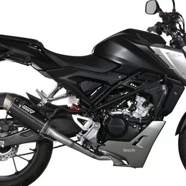 H.074.LXBP-ACC.073.A1 ミヴ Mivv フルエキゾースト 触媒あり PRO 18年-20年 CB125R ブラックステンレス H.074.LXBP-ACC.073.A1 JP店
