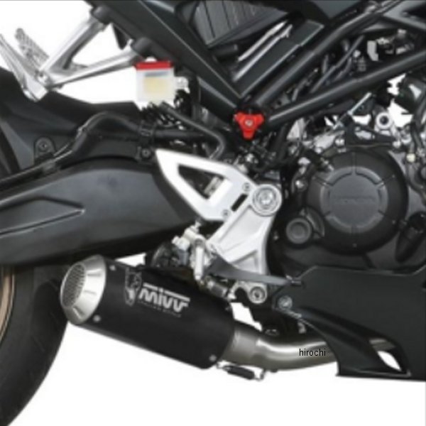ミヴ Mivv フルエキゾースト 21年 CB125R ブラックステンレス H.078.SM3B JP店