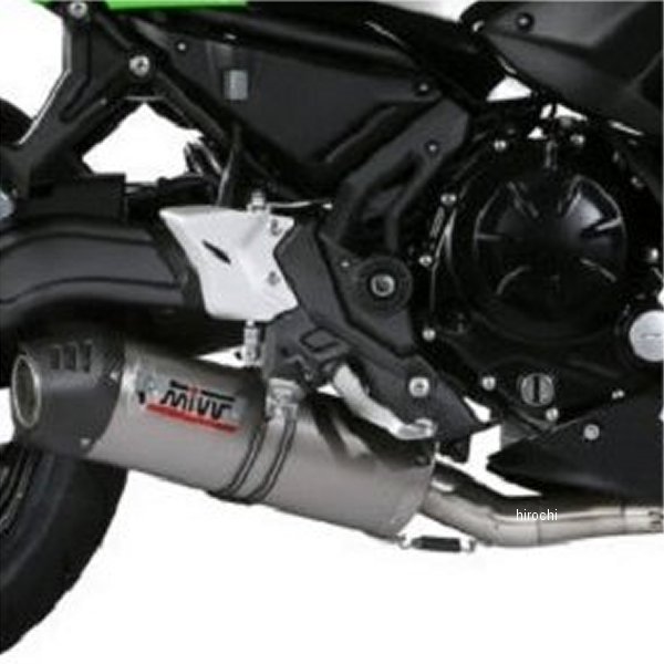 ミヴ Mivv フルエキゾースト OVAL 触媒あり 17年-21年 Ninja650 チタン K.044.L4C-ACC.042.A1 JP店