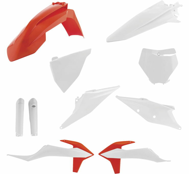 【USA在庫あり】 アチェルビス ACERBIS 外装キット 19年-22年 KTM SX125 オレンジ/白 acb2726497118 JP店