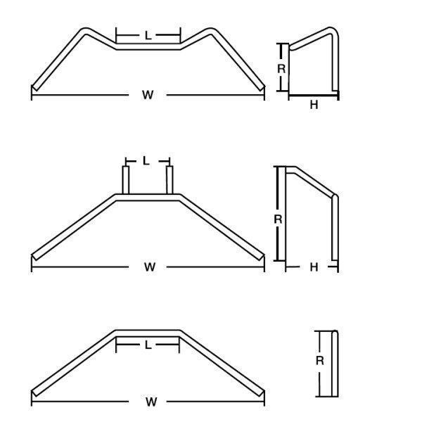 【即納】 キジマ ハンドル ドラッグバー 82年以降 15°76cm-11cm-19cm 黒 HD-04018 JP店 3