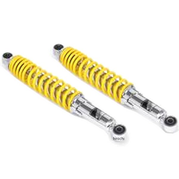 【メーカー在庫あり】 SP武川 リアショックアブソーバー スーパーカブ クロムメッキ/黄 2本入り 06-04-0154 JP店