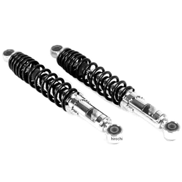 SP武川 リアショックアブソーバー スーパーカブ/リトルカブ 325mm クロムメッキ/黒 2本入り 06-04-0172 JP店