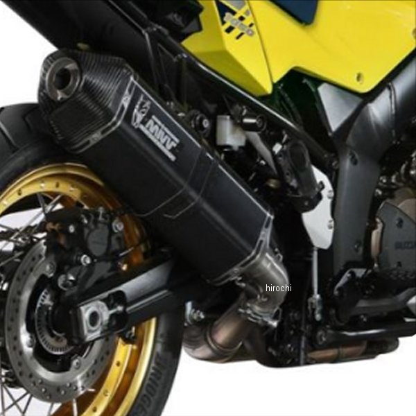 751 cc 〜 - ミヴ Mivv スリップオンマフラー SPEED EDGE 20年-21年 Vストローム1050 ブラックステンレス S.042.LRB JP店
