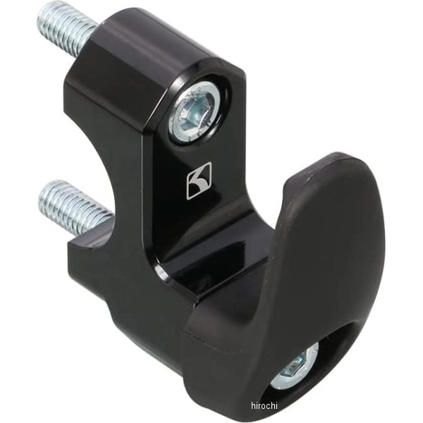 【メーカー在庫あり】 キタコ コンビニフック マスターシリンダークランプ φ22.2 黒 0901-563-00150 JP店