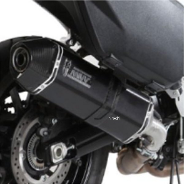 ミヴ Mivv スリップオンマフラー SPEED 14年-20年 V-Strom1000 ブラックステンレス S.042.LRB-VStrom1000 JP店