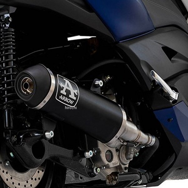 アロー ARROW スリップオンマフラー URBAN 21年-22年 XMAX300 アルミダーク/ブラックステンエンド 53542ANN JP店