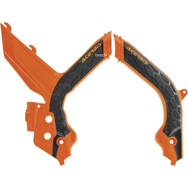 【USA在庫あり】 アチェルビス ACERBIS フレームガード X-Grip 19年-22年 KTM SX125 オレンジ/黒 acb2733445225 JP店