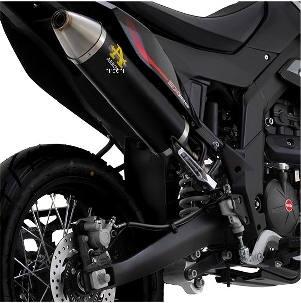 APRILIA - アロー ARROW スリップオンマフラー THUNDER 21年-22年 アプリリア RX125 アルミダーク/ステンエンド 52510AON JP店