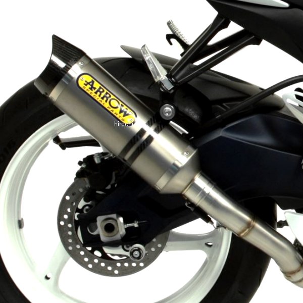 アロー ARROW スリップオンマフラー THUNDER 11年-18年 GSX-R600 チタン/カーボンエンド 71772PK-71438MI JP店