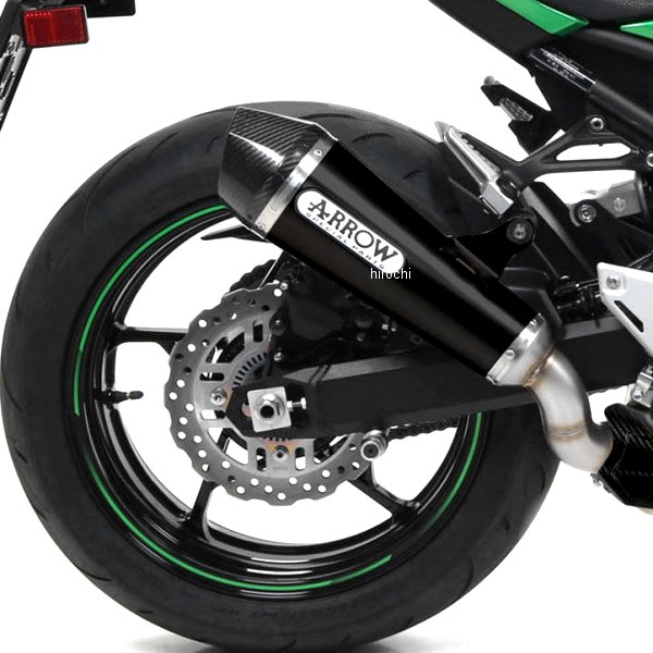 751 cc 〜 - アロー ARROW スリップオンマフラー X-KONE 17年-18年 Z900 ニクロムダーク/カーボンエンド 71856XKN JP店
