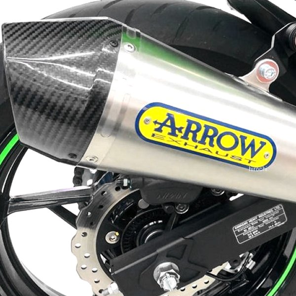 Other - アロー ARROW スリップオンマフラー X-KONE JMCA 18年-22年 Ninja400 ニクロム/カーボンエンド 71874XKI-JMCA JP店
