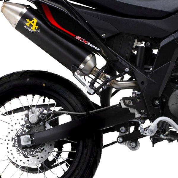 APRILIA - アロー ARROW フルエキゾースト THUNDER 21年-22年 アプリリア SX125 アルミダーク/ステンエンド 52510AON-52002PD-SX125 JP店