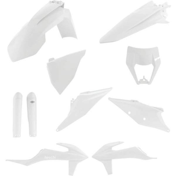 【USA在庫あり】 アチェルビス ACERBIS 外装キット 20年-23年 KTM XCF-W150 白 acb2791546811 JP店