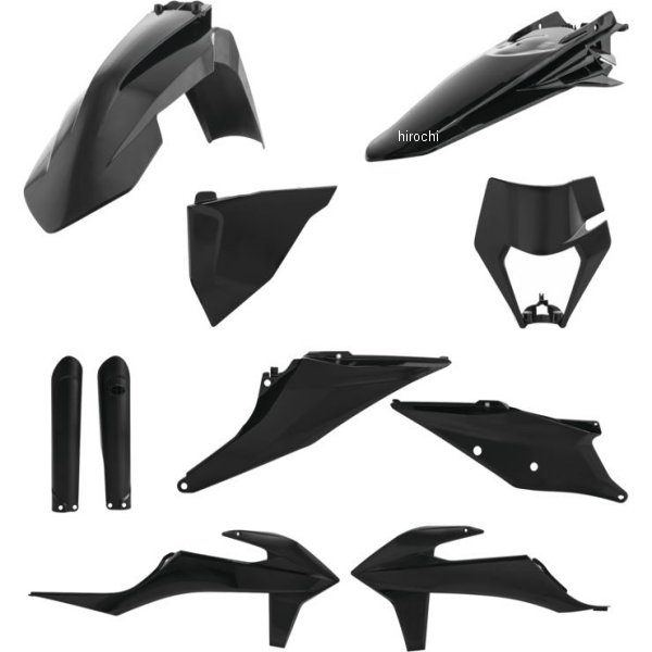 【USA在庫あり】 アチェルビス ACERBIS 外装キット 20年-23年 KTM XCF-W150 黒 acb2791540001 JP店