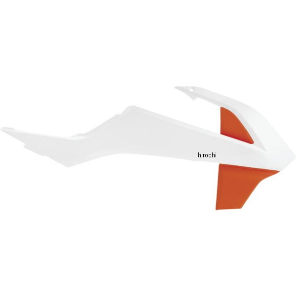 【USA在庫あり】 アチェルビス ACERBIS ラジエーターシュラウド 16年-23年 KTM SX65 白/オレンジ acb2449706813 JP店