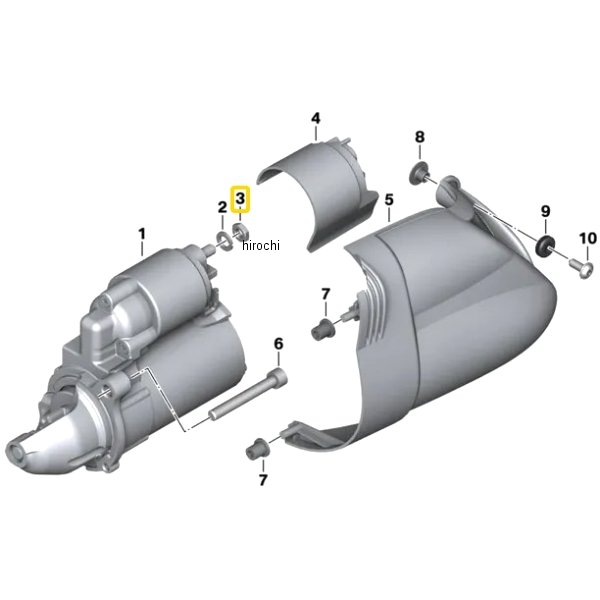 BMW純正 六角ナット 12417722099 JP店のサムネイル