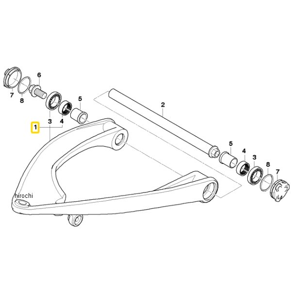 BMW純正 トレーリング アーム Silber 31427680715 JP店
