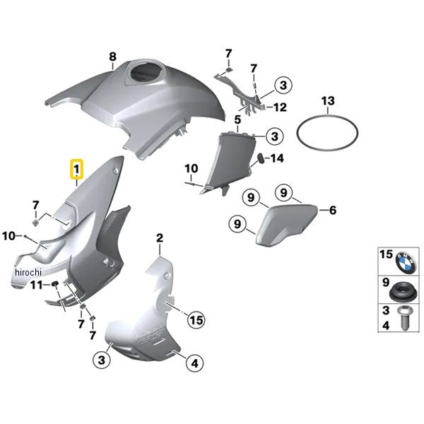 BMW純正 トリム パネル RH 46637700876 JP店