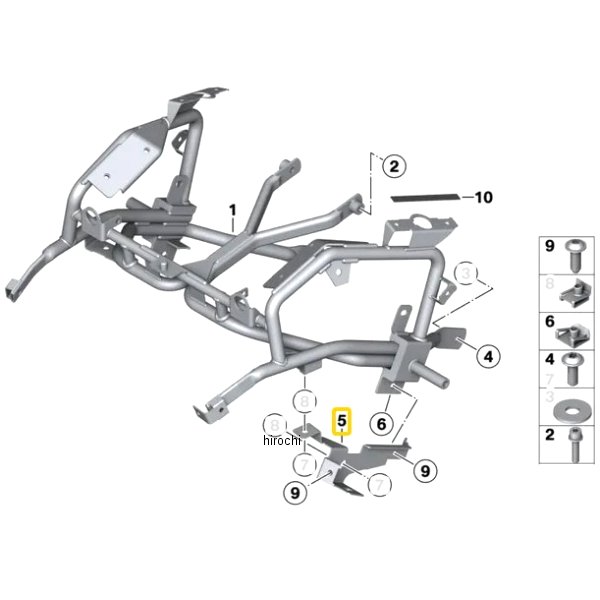 BMW純正 タンク カバー ホルダー LH 46637716273 JP店
