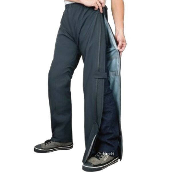 【メーカー在庫あり】 ラフ&ロード 秋冬モデル 3レイヤーサイドオープンストレッチレインパンツ 黒 XLサイズ RR7859BK5 JP店