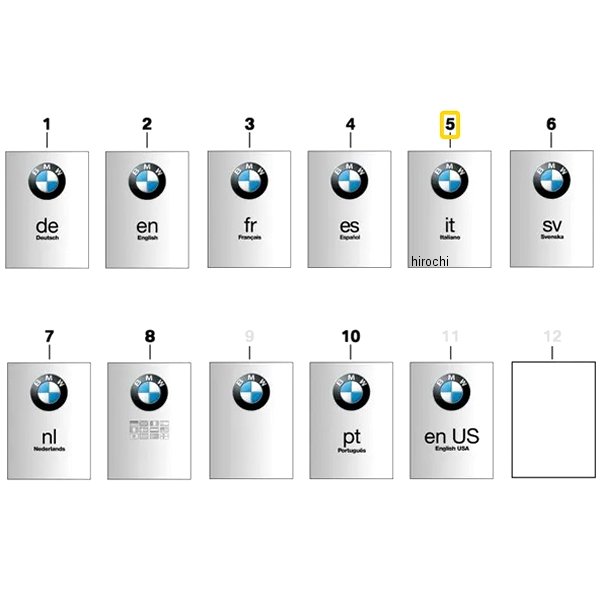 BMW純正 オーナーズ ハンドブック IT 01409898944 JP店