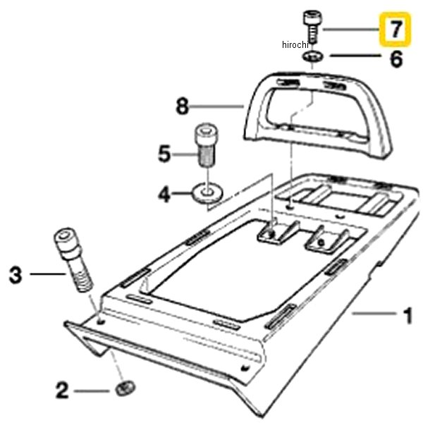 BMW純正 フィリスター ヘッド スクリュー M6X75mm 07119902989 JP店