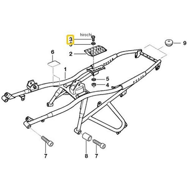 BMW純正 六角ボルト M6X14-10.9-MK 07119913456 JP店