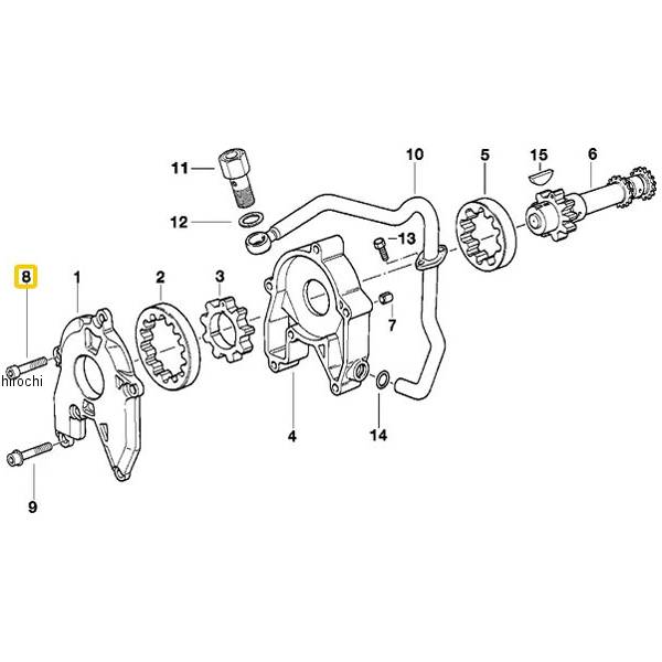 BMW純正 フィリスター ヘッド スクリュー M6X45 07119920023 JP店