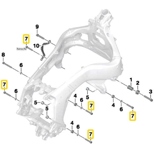BMW純正 ISAボルト M10X55 07129907092 JP店