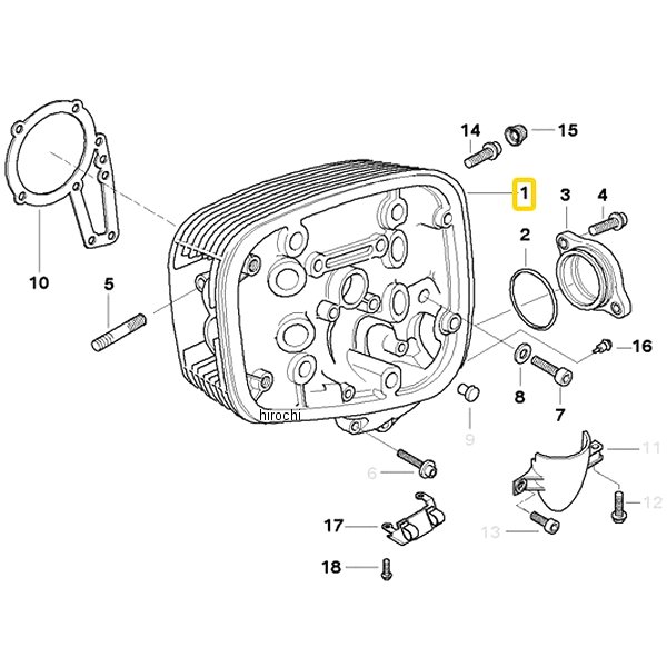 BMW純正 シリンダー ヘッド RH(ZK) SILBER 11127670732 JP店