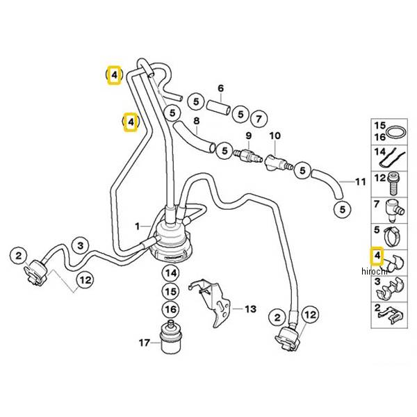 BMW純正 ケーブル ホルダー 12421284411 JP店