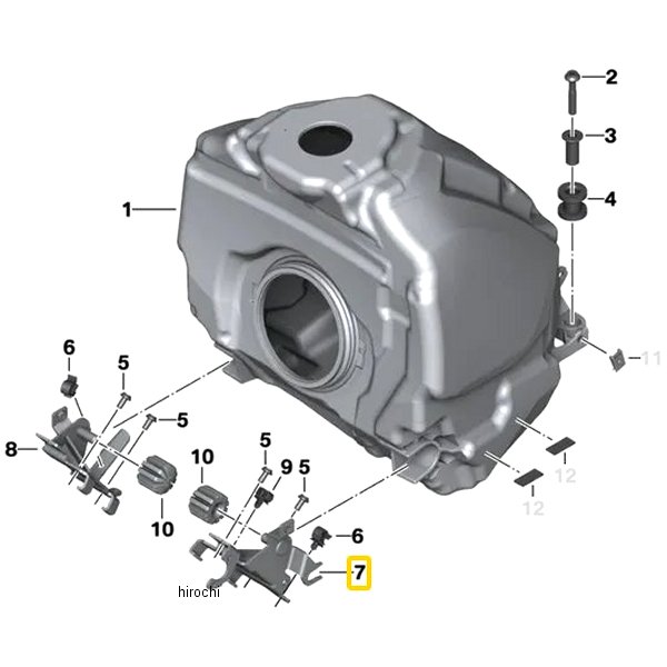 BMW純正 タンク固定部ホルダー LH 16118529317 JP店