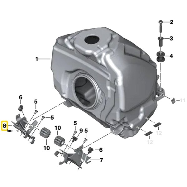 BMW純正 タンク固定部ホルダー RH 16118529318 JP店