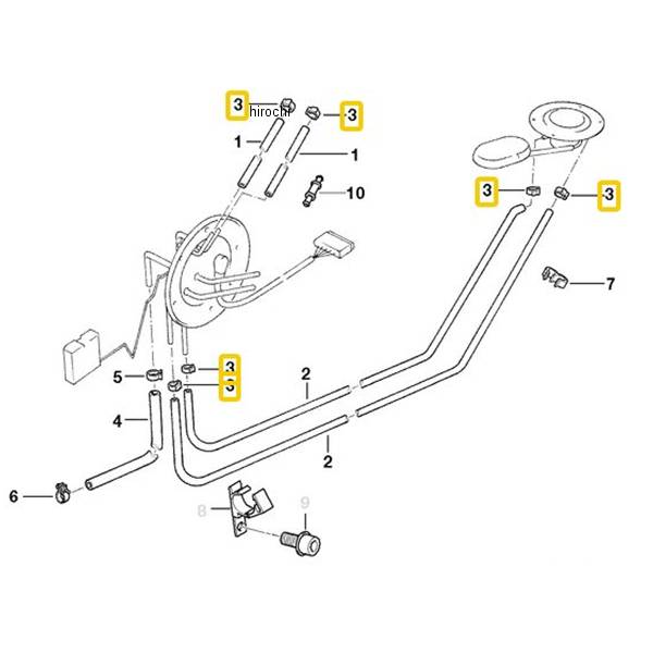 BMW純正 ホース クランプ 8-9.5mm 16131379229 JP店