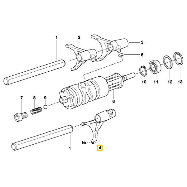 BMW純正 シフト フォーク 3 速/4 速 23311340389 JP店