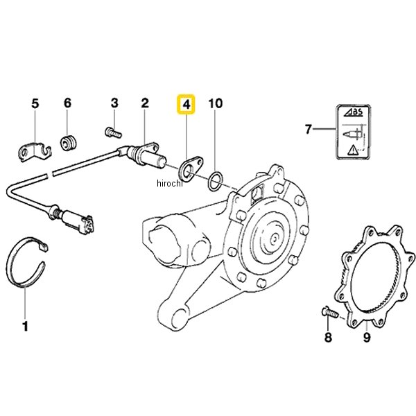 BMW純正 スペーサー 0,050mm 34512314852 JP店