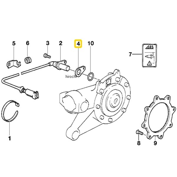 BMW純正 スペーサー 0,100mm 34512314853 JP店