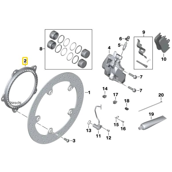 BMW純正 F インテグラル ABS センサー リング 34527667325 JP店