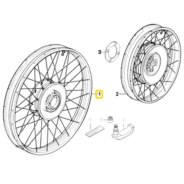 BMW純正 F スポーク ホィール 2,50X19MTH2 36317664888 JP店