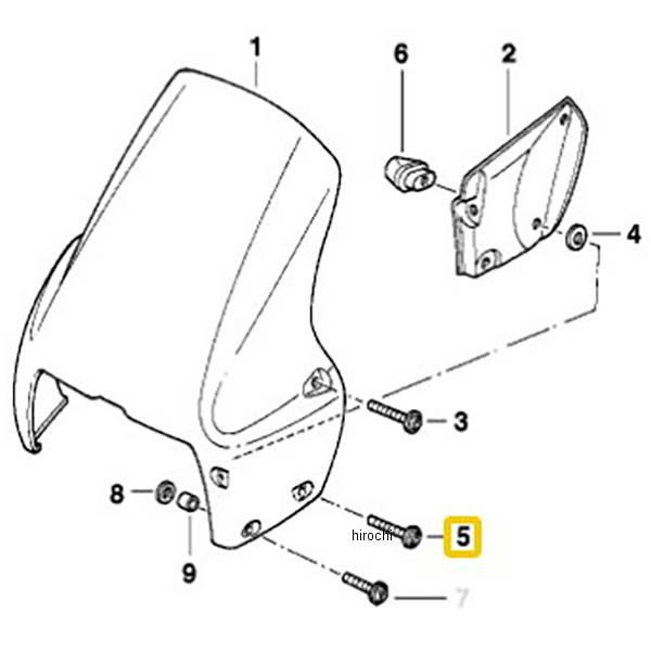 BMW純正 フィリスター ヘッド スクリュー M6X35 46632351519 JP店