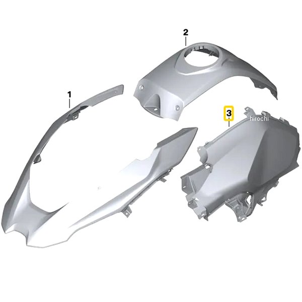 BMW純正 フューエルタンクカバー LH ASPHALT-GREY 46638409249 JP店
