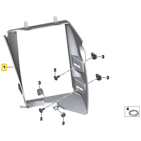 BMW純正 エア インレット ガイド LH 46638531525 JP店