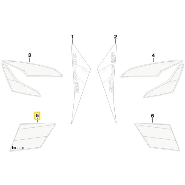 BMW純正 ガーニッシュ タンク カバー 左 RALLYE 51148529851 JP店